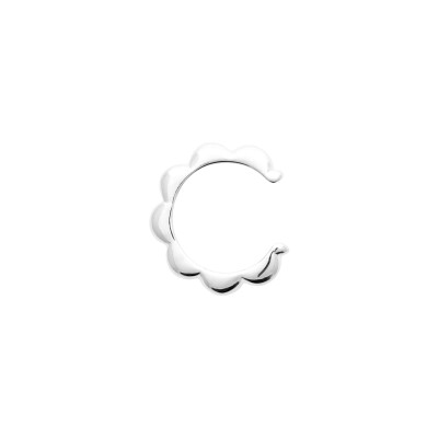 Boucles d'oreilles en argent rhodié