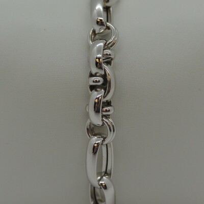 Bracelet Maille Fantaisie Alternée
