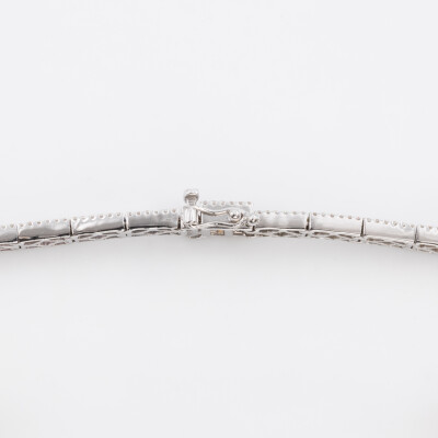 Bracelet Rainbow or blanc & saphirs multicolores