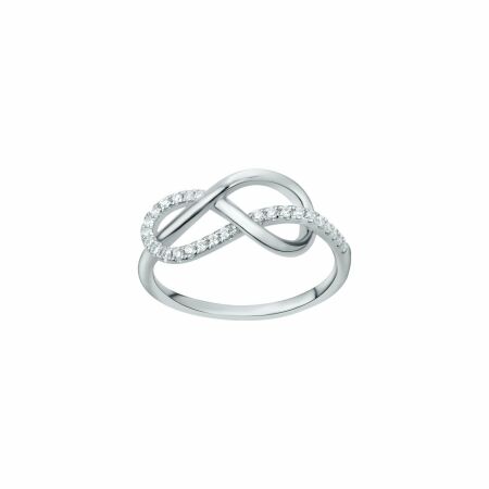 Bague en argent et oxyde de zirconium