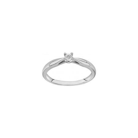 Bague en argent et diamant