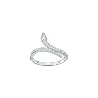 Bague en argent et oxyde de zirconium