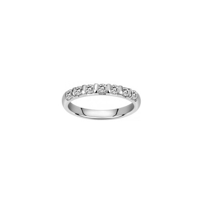 Bague en argent et oxyde de zirconium