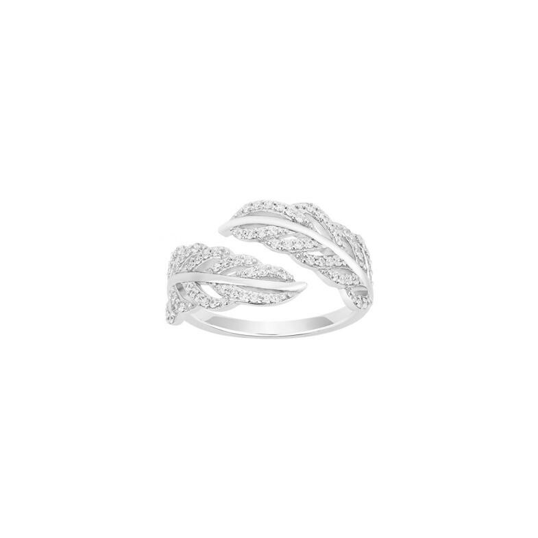 Bague en argent et oxyde de zirconium