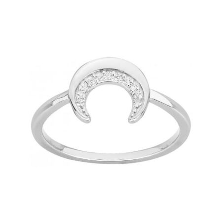 Bague en argent et oxyde de zirconium