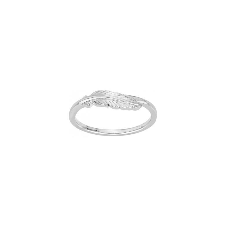 Bague en argent et oxyde de zirconium, taille 56