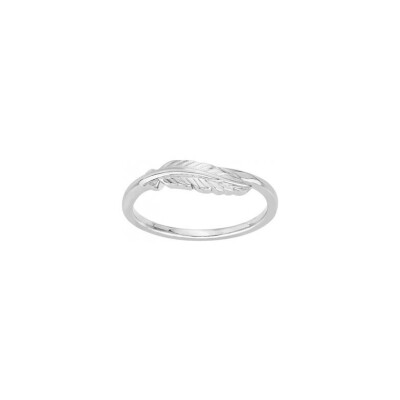 Bague en argent et oxyde de zirconium, taille 54