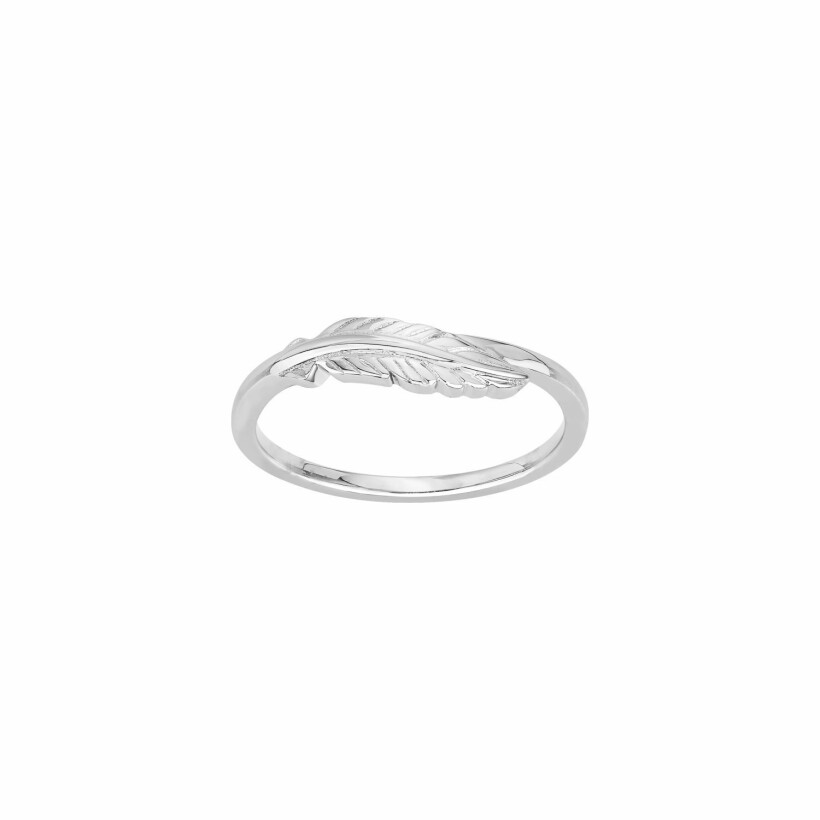 Bague en argent et oxydes de zirconium