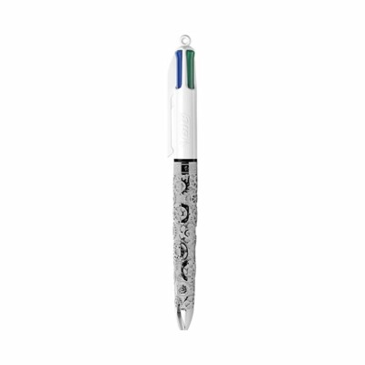 Stylo Tournaire Bic Engrenages Blanc Serie Limitée N°70 en bronze palladié