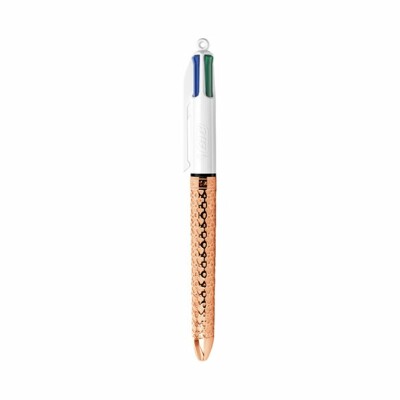 Stylo Tournaire Bic Alchimie Rose Serie Limitée N°52 en bronze plaqué or rose