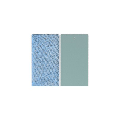 Cuir pour bracelet manchette Les Georgettes Denim Irisé / Céleste, 40mm