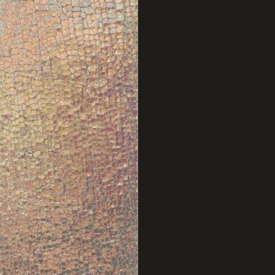 Cuir pour manchette Les Georgettes Ecailles iridescentes/NoirSoft, 14mm