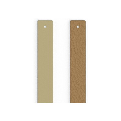Cuir pour bracelet Les Georgettes Sable Fin / Caramel, 14mm