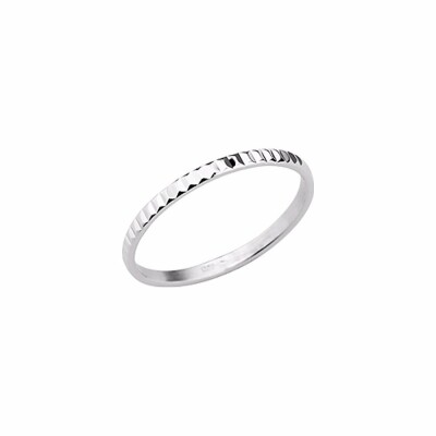 Bague Saunier Paulette en argent, taille 58