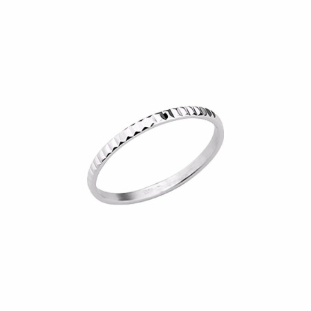 Bague Saunier Paulette en argent, taille 56