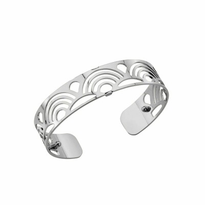  Bracelet manchette Les Georgettes Les Essentielles Poisson argenté, 14mm 