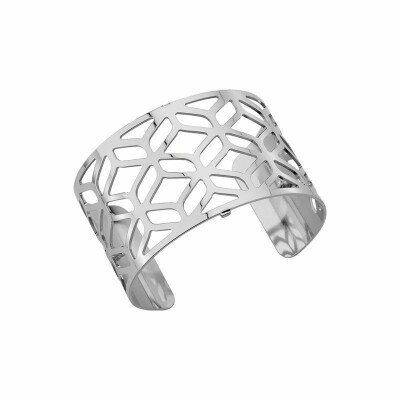  Bracelet manchette Les Georgettes Les Essentielles Alhambra argenté, 40mm 