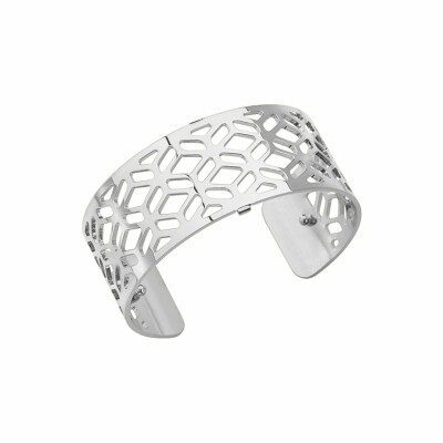  Bracelet manchette Les Georgettes Les Essentielles Alhambra argenté, 25mm 