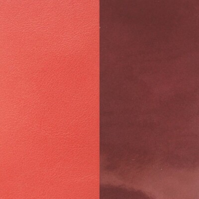  Cuir pour manchette Les Georgettes prune vernis / corail, 25mm 