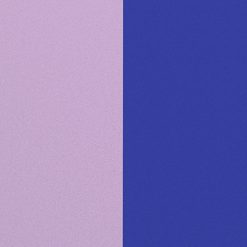 Cuir pour manchette Les Georgettes lilas pastel / bleu roi, 25mm
