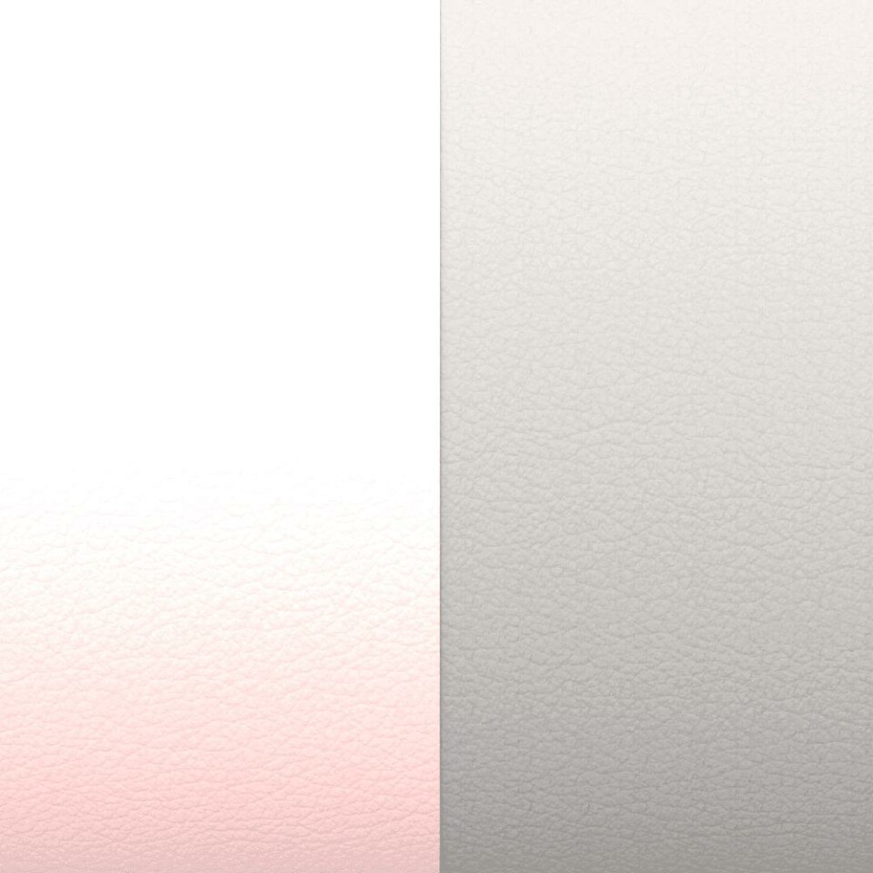  Cuir pour manchette Les Georgettes rose clair / gris clair, 25mm 