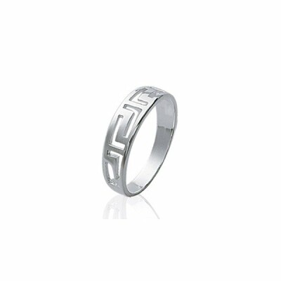 Bague en argent rhodié