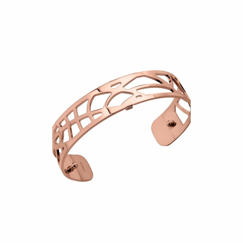  Bracelet manchette Les Georgettes Les Essentielles Fougères doré rose, 14mm 