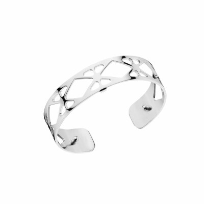  Bracelet manchette Les Georgettes Les Essentielles Résille argenté, 14mm 