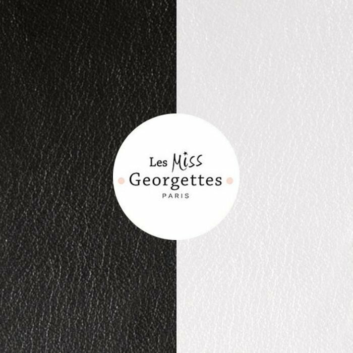  Vinyle Les Miss Georgettes noir / blanc, 12mm 