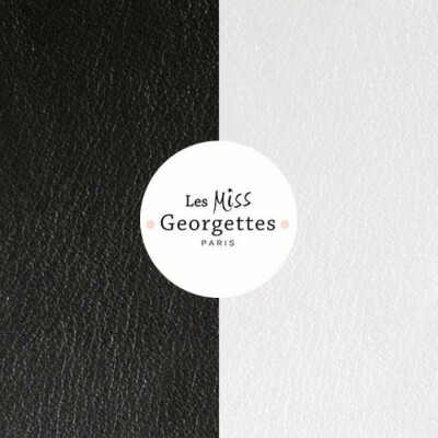  Vinyle Les Miss Georgettes noir / blanc, 12mm 