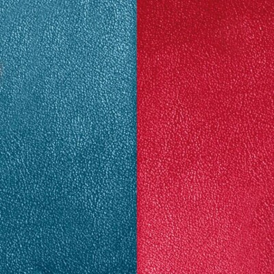  Vinyle Les Miss Georgettes bleu pétrole / framboise, 12mm 