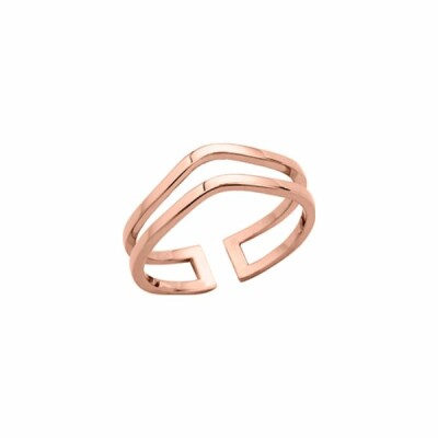 Bague small Les Georgettes Les Cumulables, finition dorée rose, taille 50