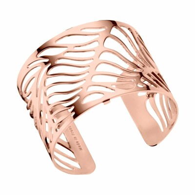  Bracelet manchette Les Georgettes Les Essentielles Wave doré rose, 40mm 