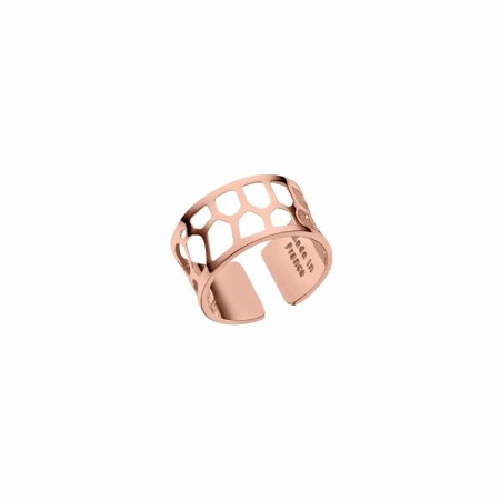  Bague Les Georgettes Les Essentielles Nid d'abeille dorée rose, taille 52 