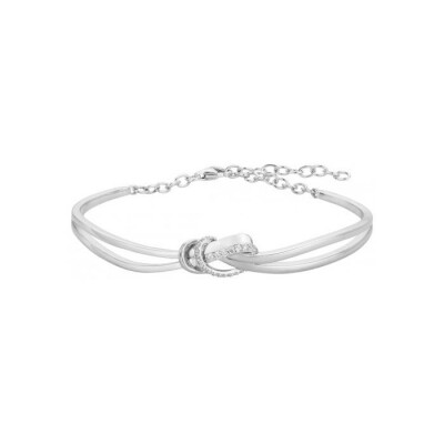 Bracelet en argent et oxyde de zirconium