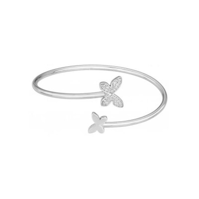 Bracelet en argent et oxyde de zirconium