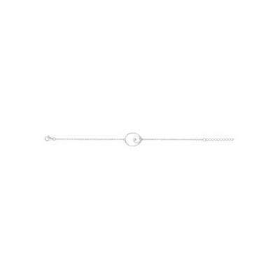 Bracelet en argent et oxyde de zirconium