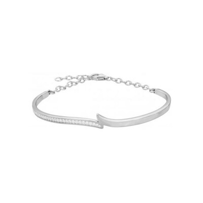 Bracelet en argent et oxyde de zirconium