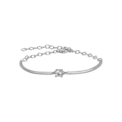 Bracelet en argent et oxyde de zirconium