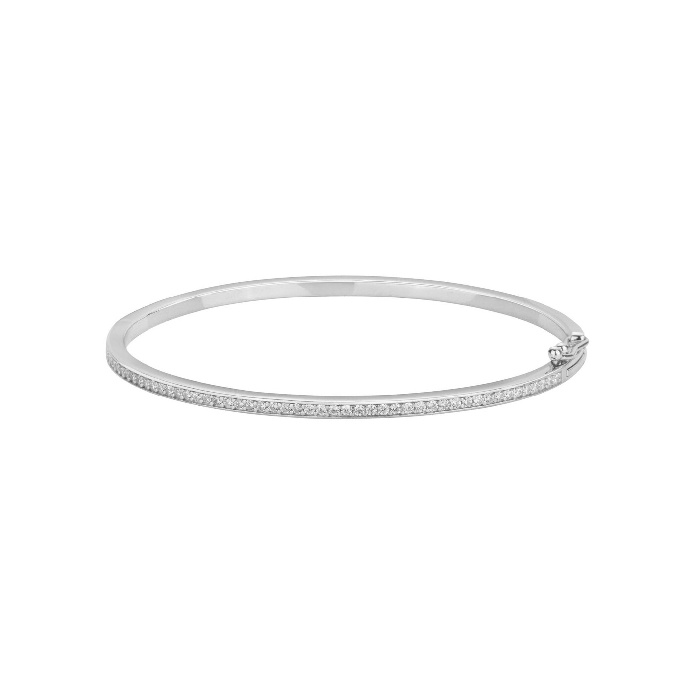 Bracelet en argent et oxydes de zirconium