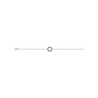 Bracelet en argent et oxydes de zirconium