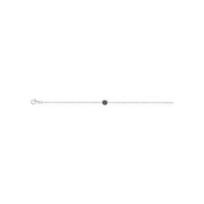 Bracelet en argent et oxyde de zirconium