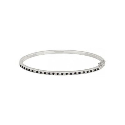 Bracelet en argent et oxydes de zirconium