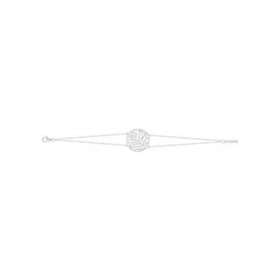 Bracelet en argent et oxydes de zirconium