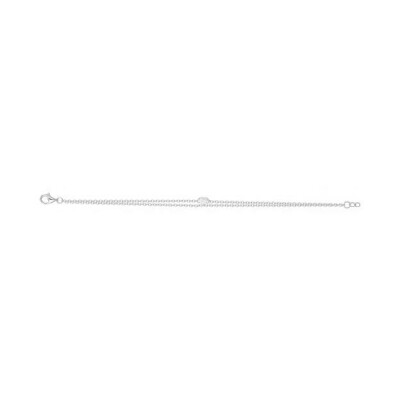 Bracelet en argent et oxyde de zirconium