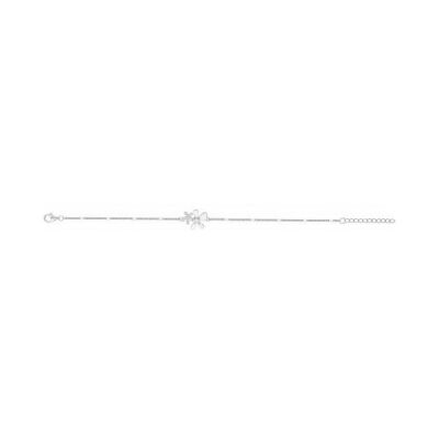 Bracelet en argent et oxyde de zirconium