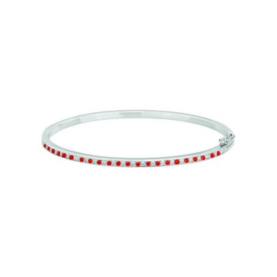 Bracelet en argent et oxyde de zirconium