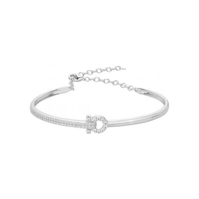 Bracelet en argent et oxyde de zirconium