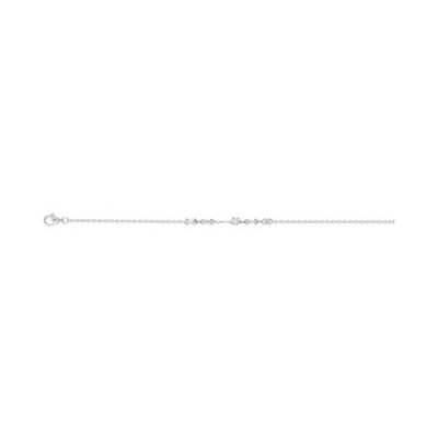 Bracelet en argent et oxyde de zirconium - 16+3cm