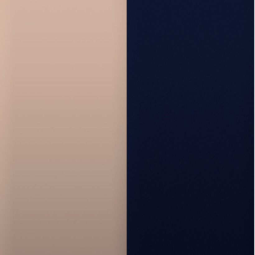 Simili pour bague large Les Georgettes poudre / ombre bleutée , 12mm